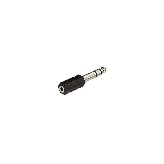 Adapter Klinkenkupplung 3,5mm Klinkenstecker 6,3mm Stereo